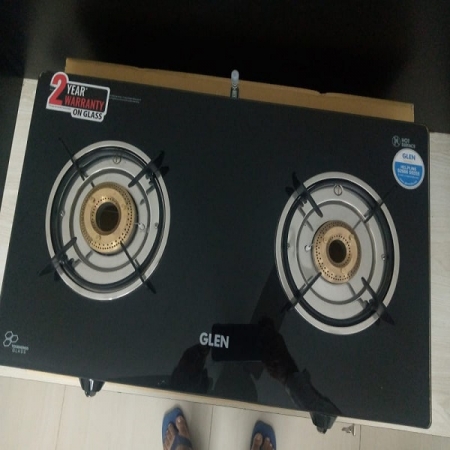 Auto Glass Gas Stove (Indian).