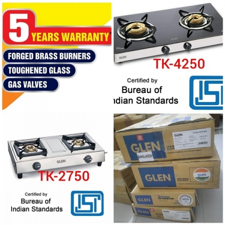 Auto Glass Gas Stove (Made in India).