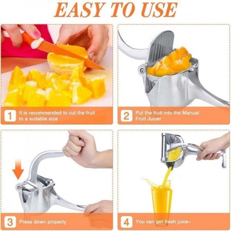 Aluminum Manual Fruit Juicer (স্বাস্থ্যসম্মত পণ্য)